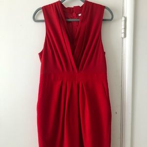 Beautiful red knee-length cocktail dress with tags